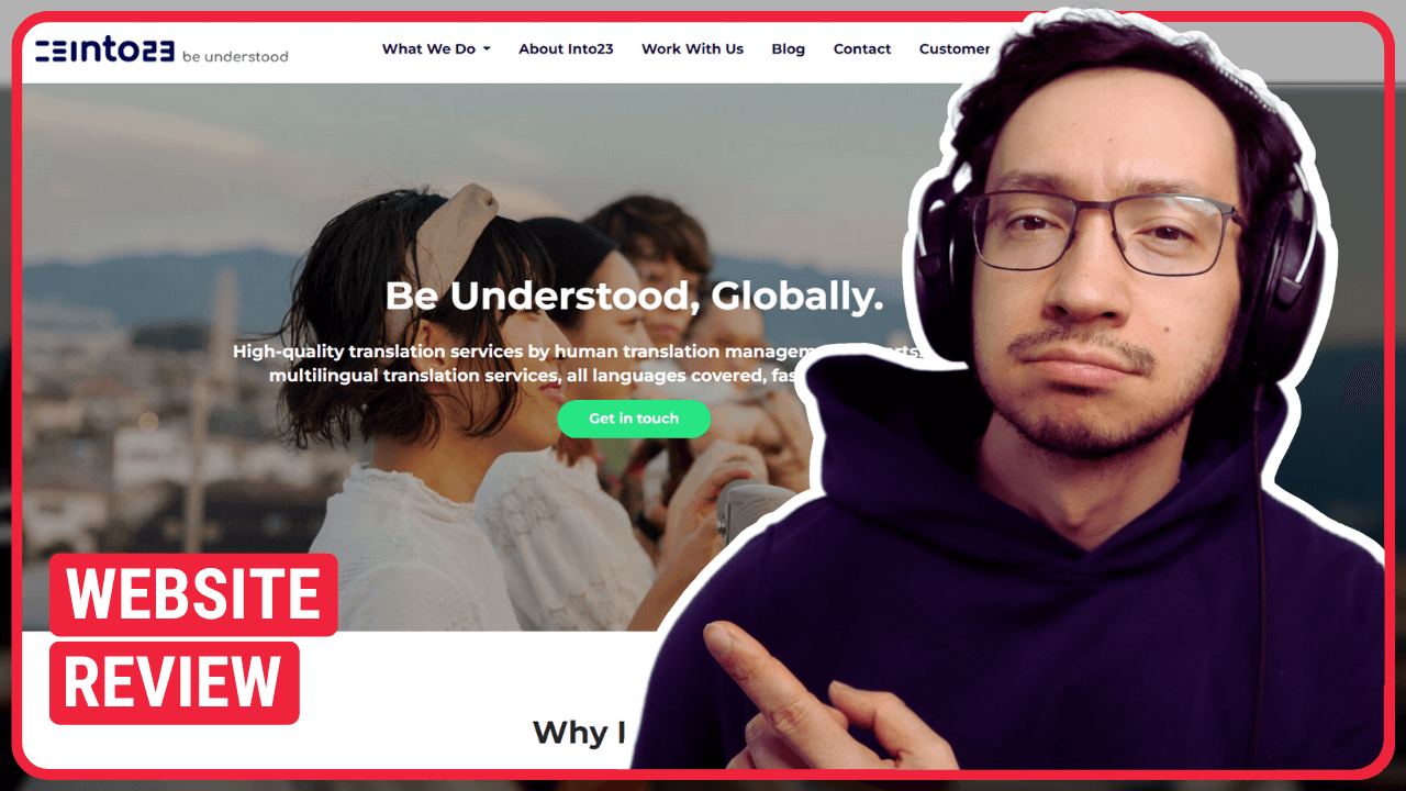 Into23 Website Review - Localization Academy